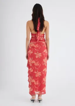 Benni Penelope Maxi Dress in Hibiscus Size AU 10 for rent on The Volte - image 4