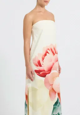 Pasduchas Nostalgia Strapless Maxi Dress Cream Size 8 for rent on The Volte - image 3