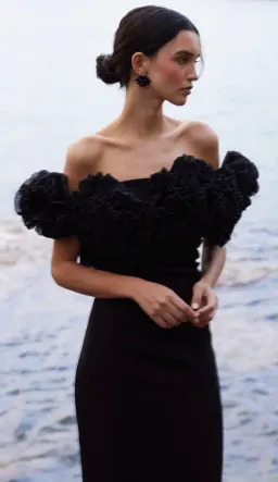 Sonya Moda Sorrento Gown Dress Black Size 8 for rent on The Volte - image 3