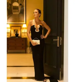 Cult Gaia Abril Gown In Black for rent on The Volte - image 2