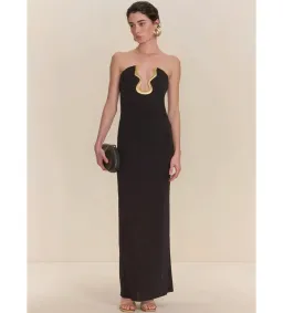 Cult Gaia Abril Gown In Black for rent on The Volte - image 1