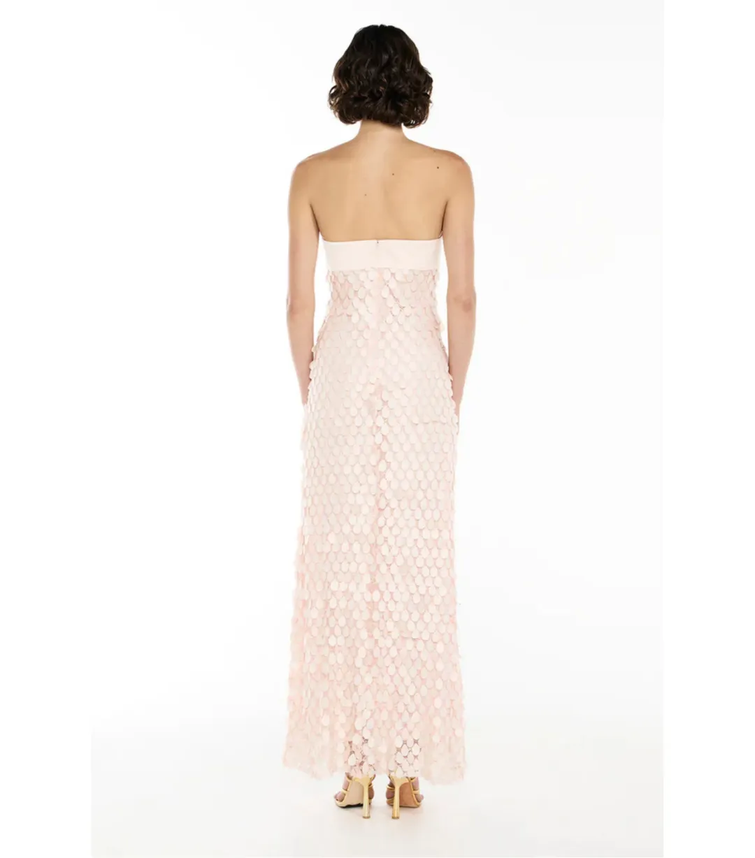 Manning Cartell Supreme Extreme Maxi Gown Rosewater Pink Size AU 10 for rent on The Volte - main image