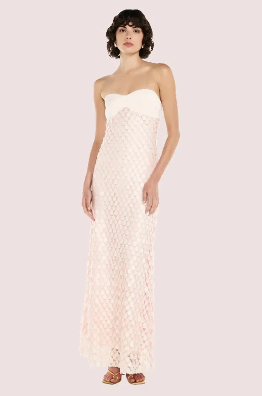 Manning Cartell Supreme Extreme Maxi Gown Rosewater Pink Size AU 10 for rent on The Volte - main image