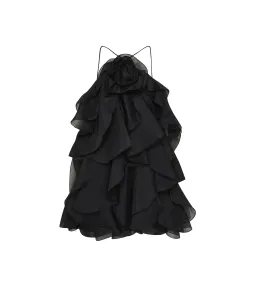 Aje Pandorea Layered Mini Dress in Black Size L / AU 12 for rent on The Volte - image 4