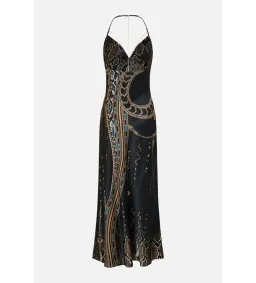 Camilla Chain Detail Slip Dress in Call Me Cleopatra Size for rent on The Volte - image 5