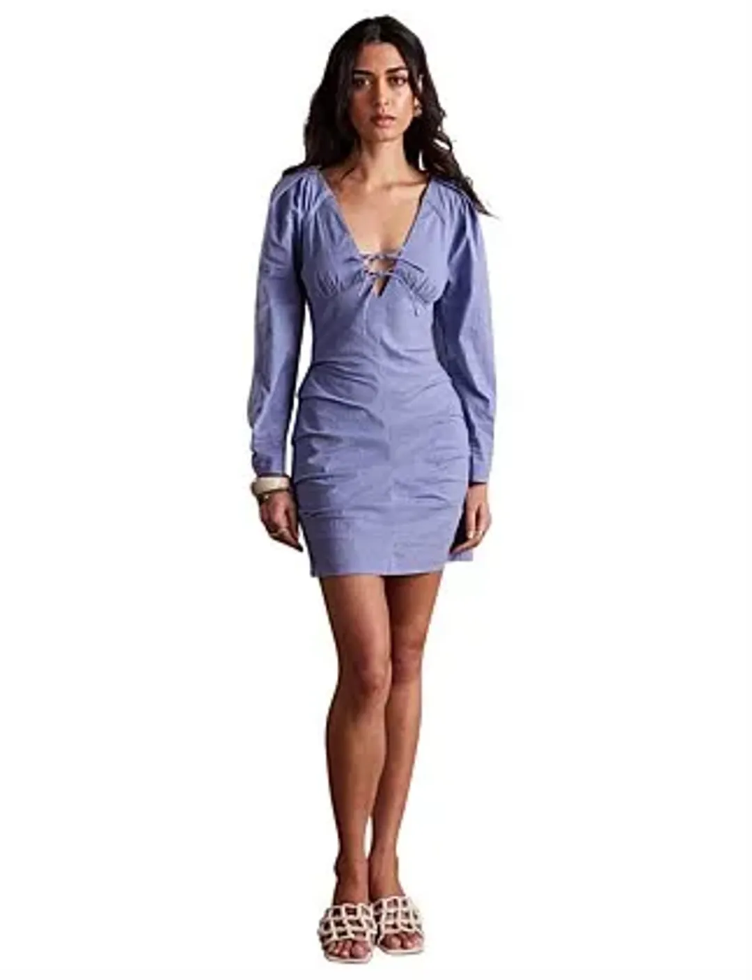 Sovere Emara Mini Dress in Purple Size AU 8 for rent on The Volte - main image