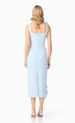 Elliatt Chantelle 3D Midi Dress In Blue Size 8/S for rent on The Volte - image 4