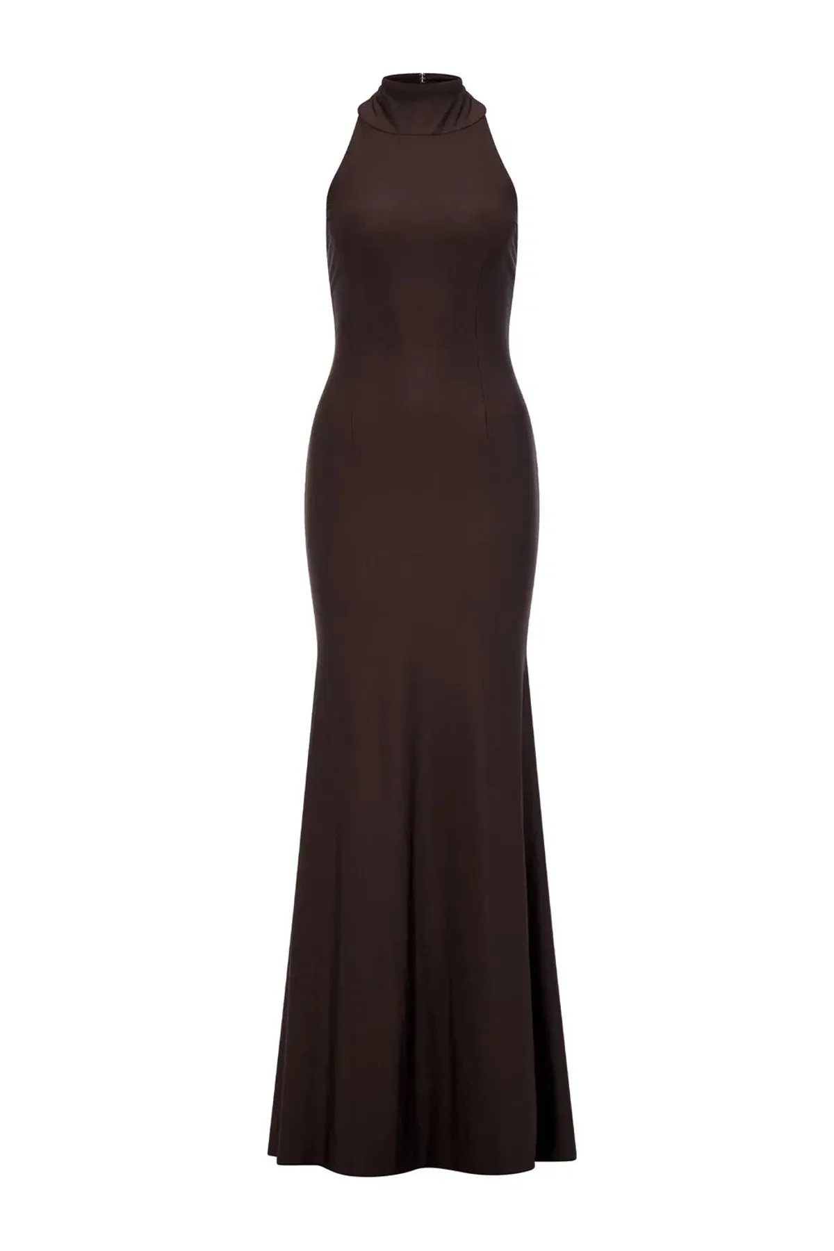 Alamour Santana Chocolate Maxi Dress Size 12 - Image 1