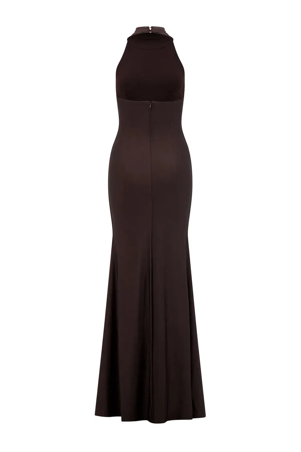 Alamour Santana Chocolate Maxi Dress Size 12 - Image 2