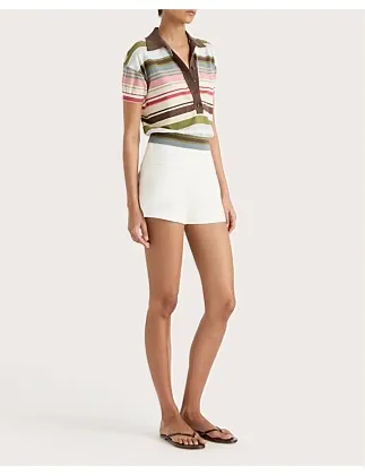 Faithfull the Brand Sable Polo Shirt Size 8/S - Image 2