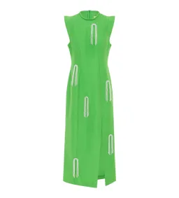Alemais Dazzle Midi Dress Green Size AU 10 for rent on The Volte - image 5