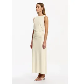 Significant Other Shelby Maxi Dress Beige Size 8 for rent on The Volte - image 2
