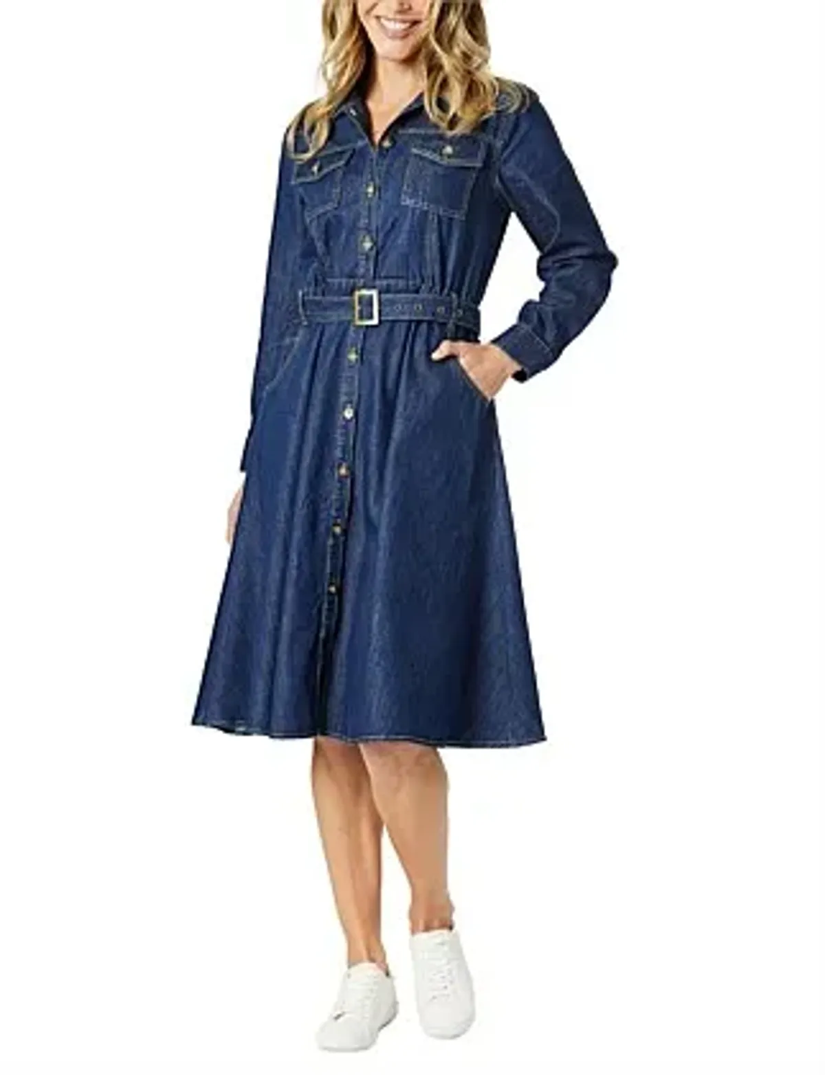 Hammock and Vine Cape Town Denim Dress Size 12 - Image 2