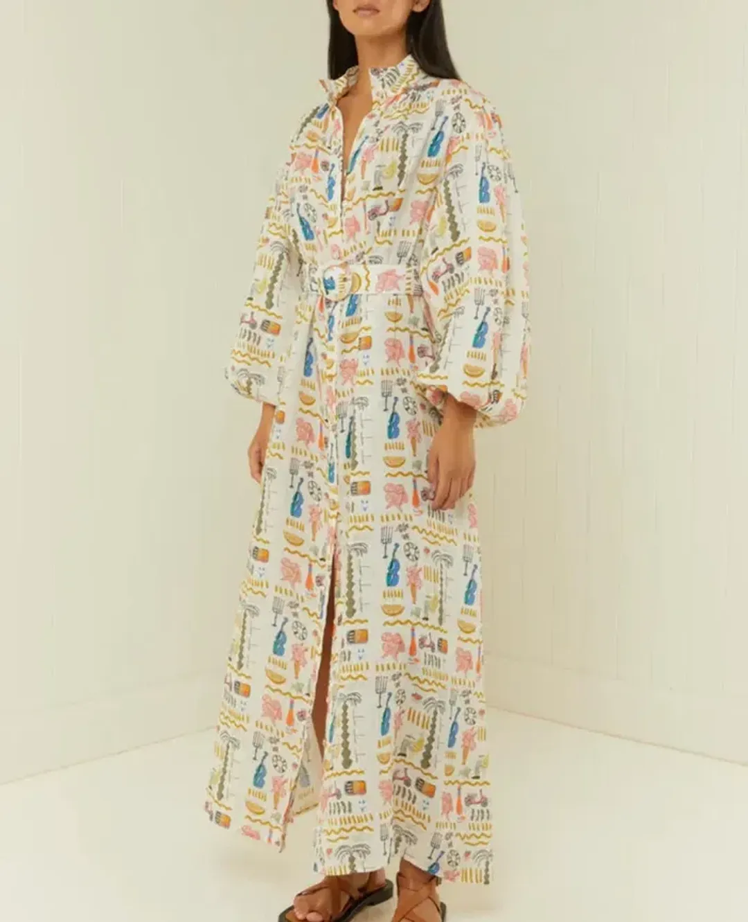 Palm Noosa Noddy Dress Maxi Verano Size AU 8 for rent on The Volte - main image