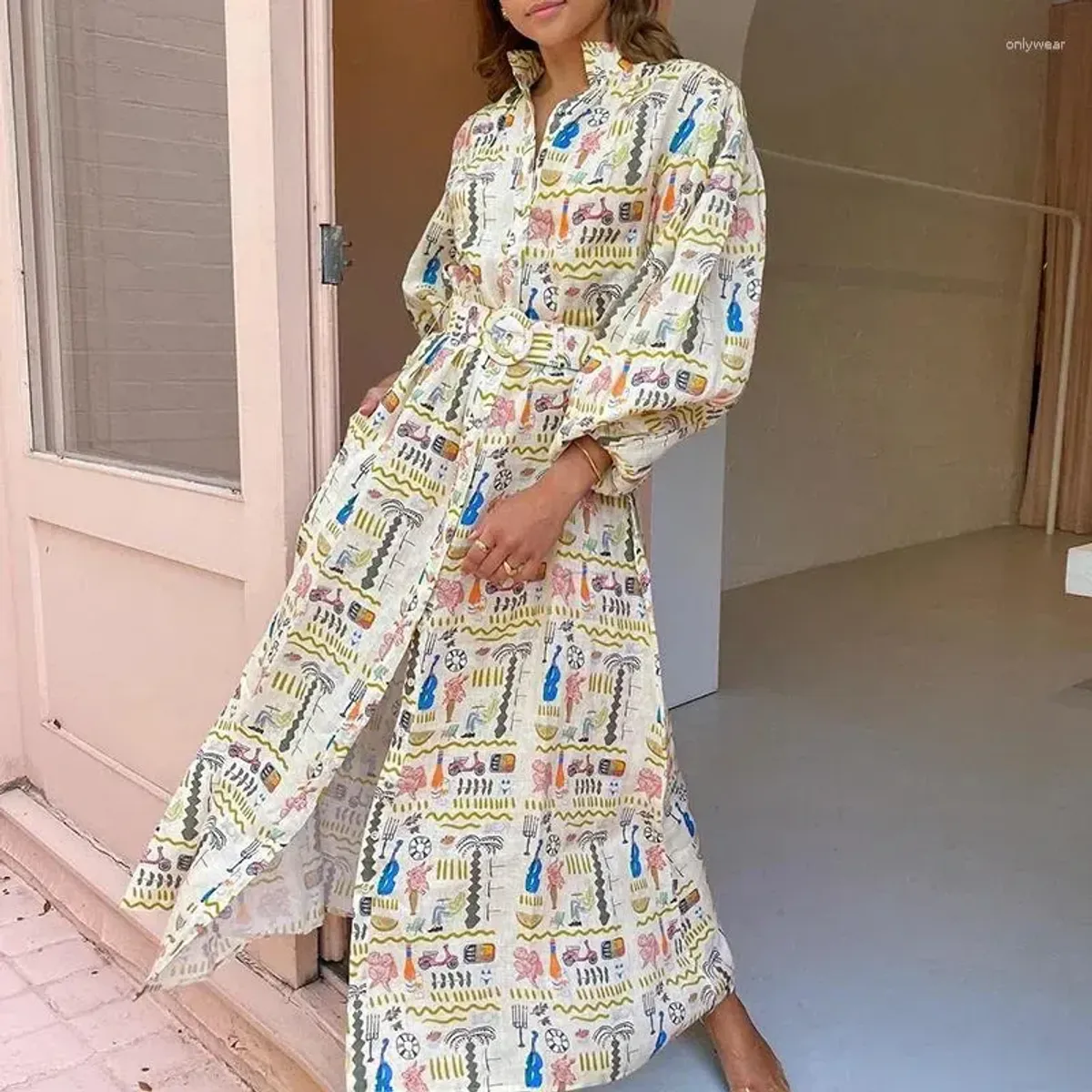 Palm Noosa Noddy Dress Maxi Verano Size AU 8 - Image 2