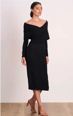 Pasduchas Zodiac Midi Dress Black Size 12 for rent on The Volte - image 1