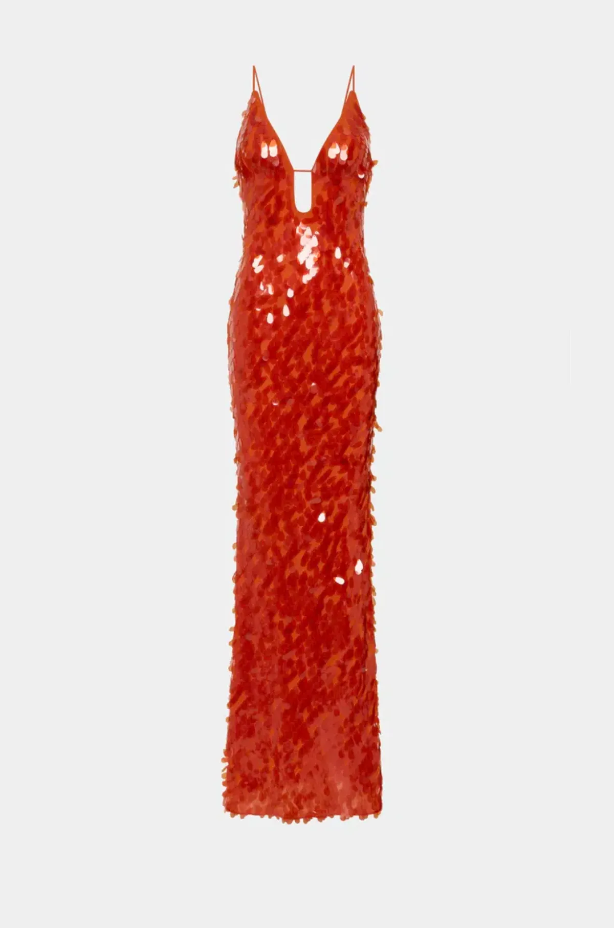 Misha Sapphire Sequin Maxi Dress in Red Size AU 12 - Image 3