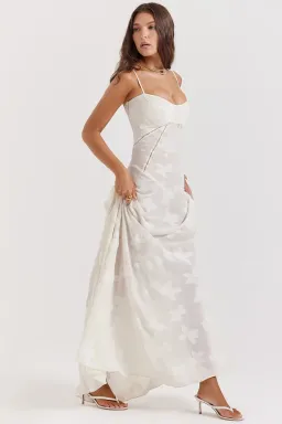 House of CB Seren Maxi Dress White Size XS / AU 6 for rent on The Volte - image 7