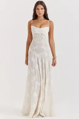 House of CB Seren Maxi Dress White Size XS / AU 6 for rent on The Volte - image 1