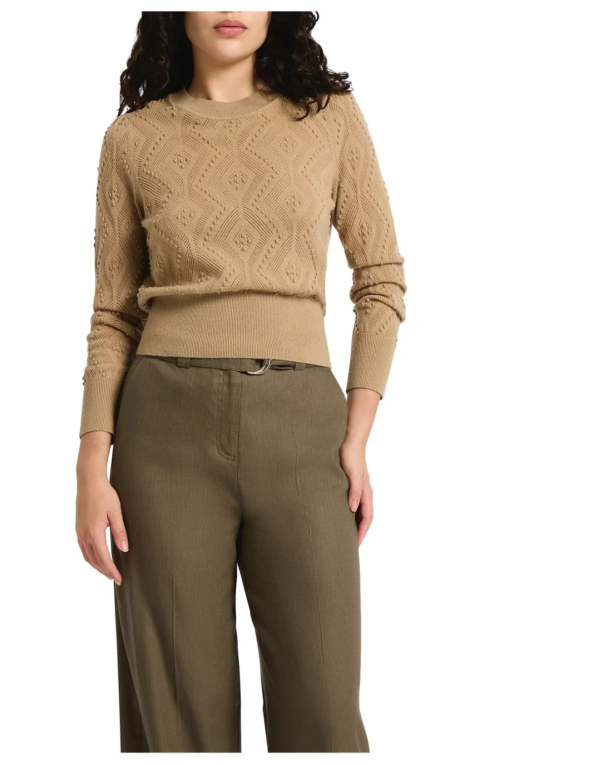 Marcs Can't Wait To Be Merino Knit Brown Size 10/M - Image 2