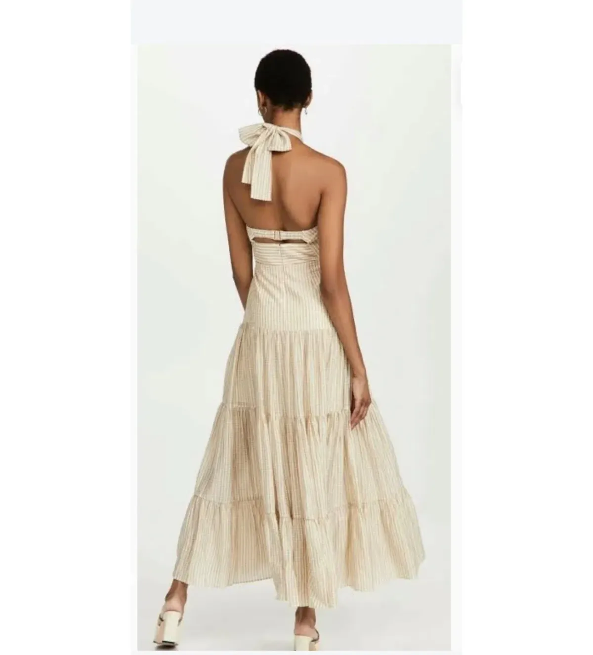 Significant Other Tuscany Maxi Dress Cream Size 10 - Image 3