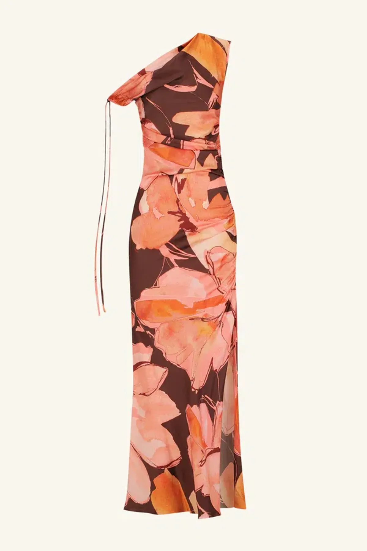 Shona Joy Emerson Gathered Maxi Dress Palermo Floral Size 8 - Image 5