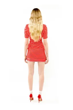 ALICE By Alice McCall Juno Blazer Top Red/White Stripe Size 12 for rent on The Volte - image 3