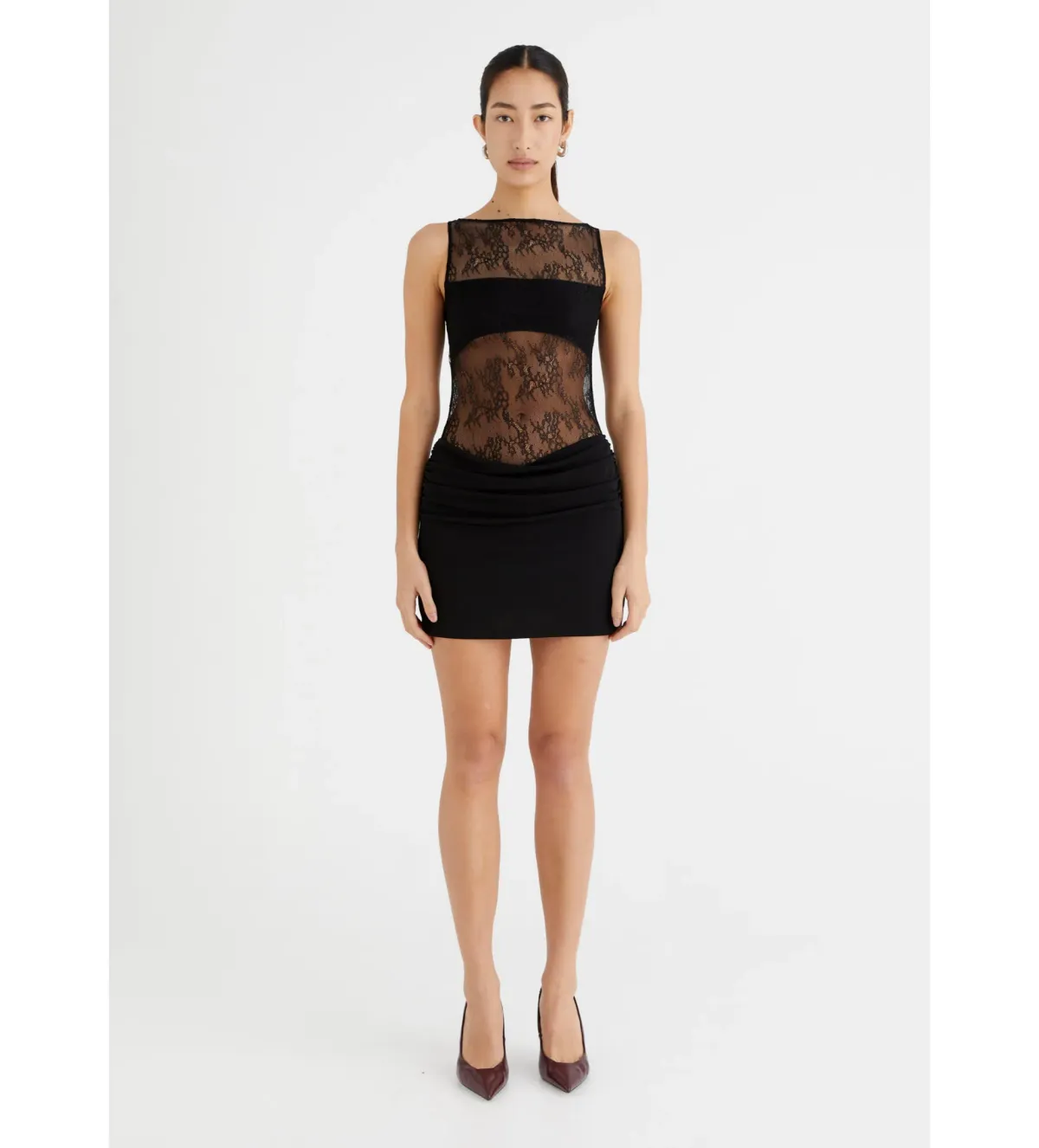 Benni Raffy Mini Dress Black Size 8 - Image 1