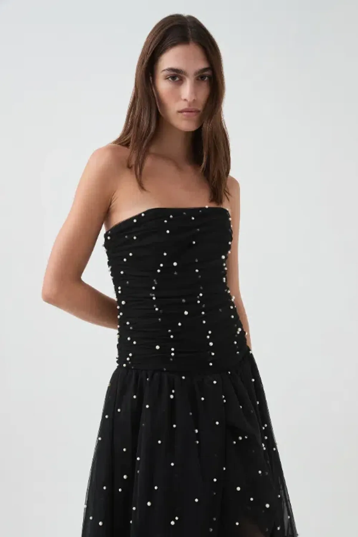 Aje Juniper Gown Black Size 6 - Image 5