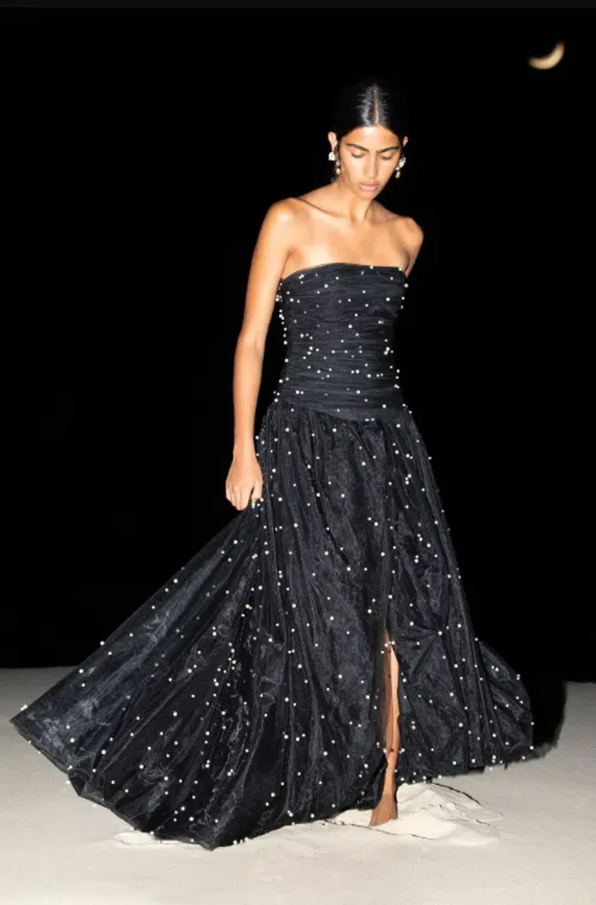 Aje Juniper Gown Black Size 8 - Image 7