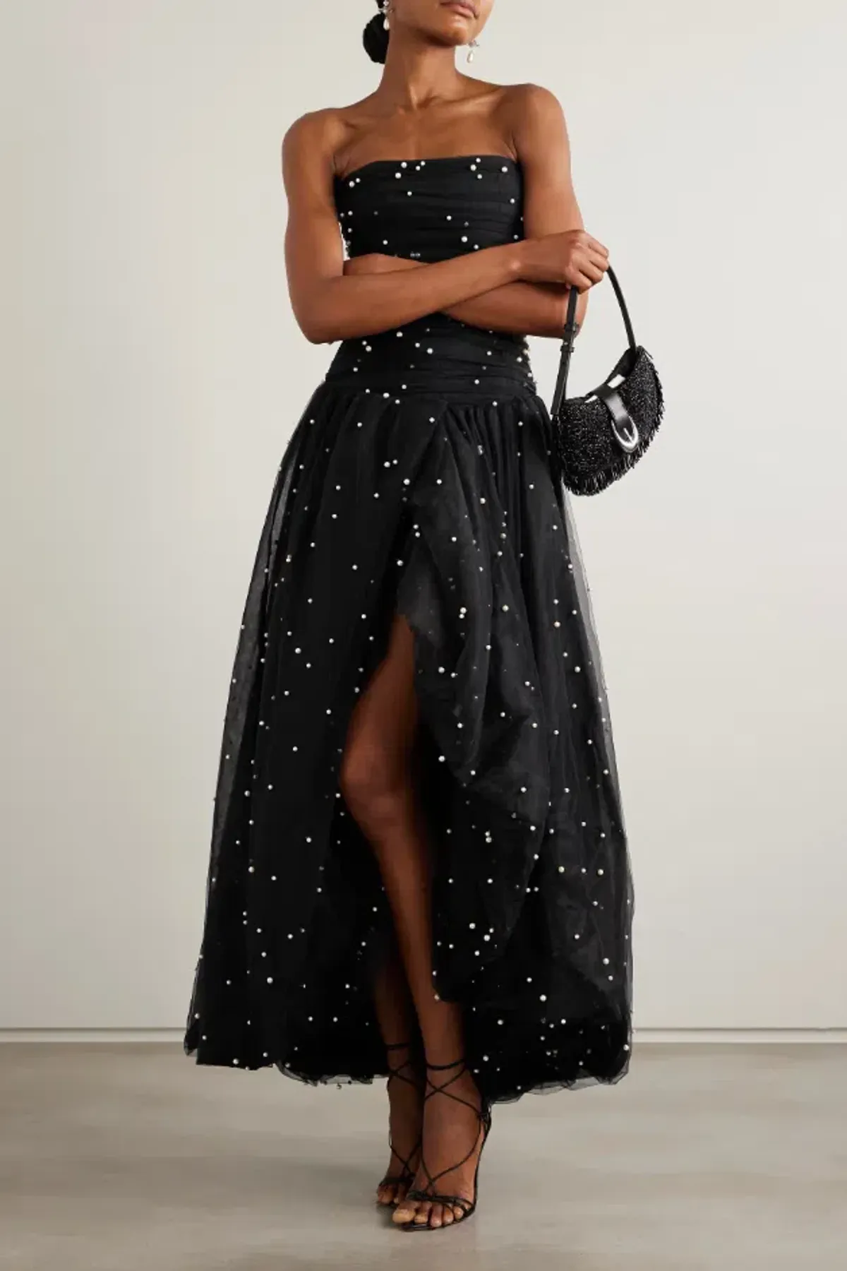 Aje Juniper Gown Black Size 8 - Image 6