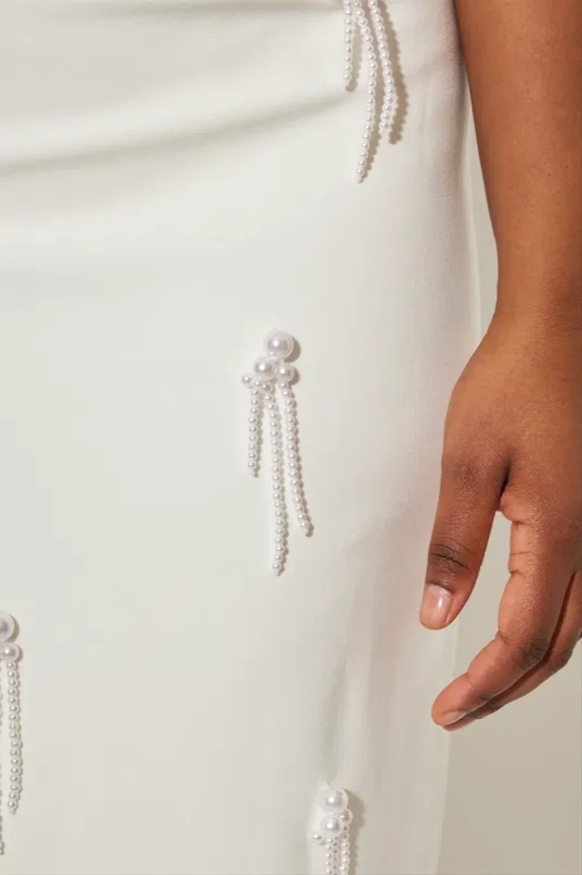 Odd Muse The Ultimate Muse Embellished Midi Dress White Size L / AU 12 - Image 4