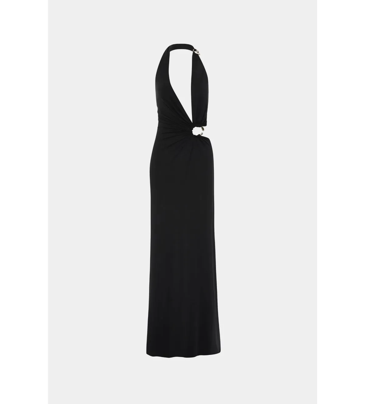 Misha Devon Cupro Maxi Dress in Black Size 8 - Image 5