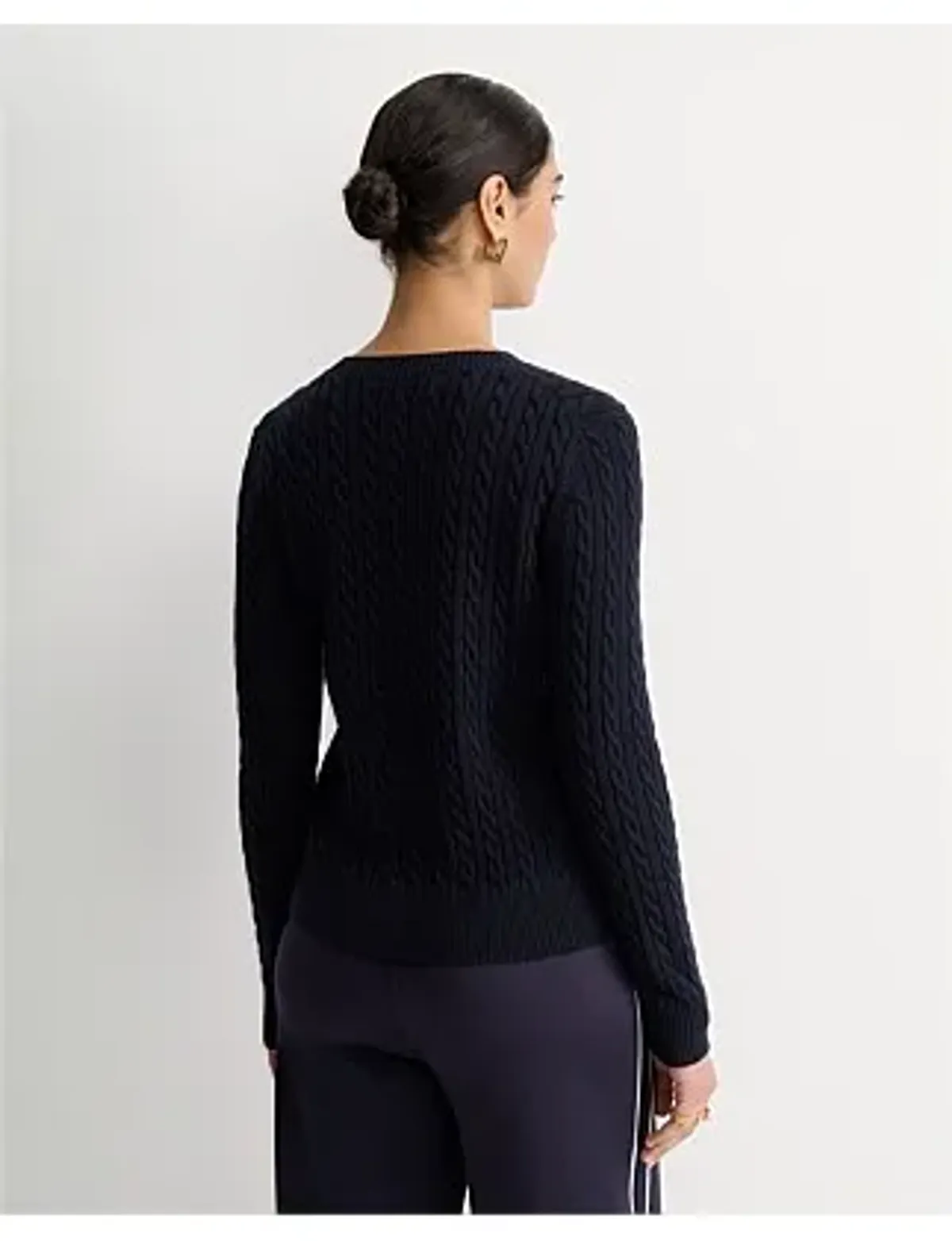 Sportscraft Merino Wool Baby Cable Sweater - Image 3