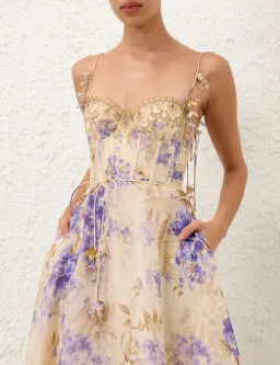 Zimmermann Dawning Picnic Dress Lilac Floral size 3 / AU10-12 for rent on The Volte - image 2