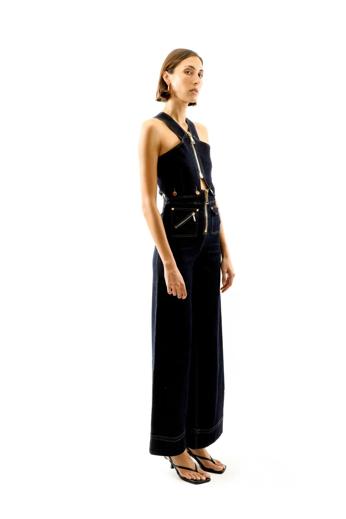 Alice by Alice McCall Maverick Jumpsuit in Indigo Size AU 6 - Image 2