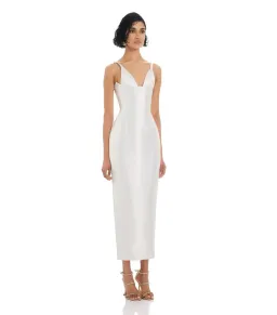 Eliya the Label Annalise Midi Dress in White Size S / AU 8 for rent on The Volte - image 6