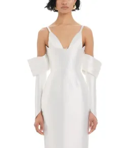 Eliya the Label Annalise Midi Dress in White Size S / AU 8 for rent on The Volte - image 4