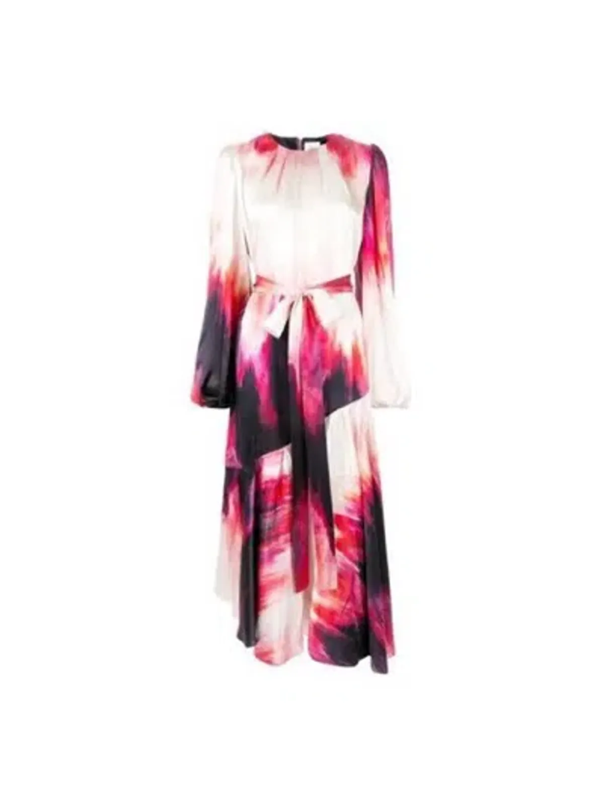 AJE Helena Silk Dye Maxi Dress In Miami Dye Size M/ AU 10 - Image 4