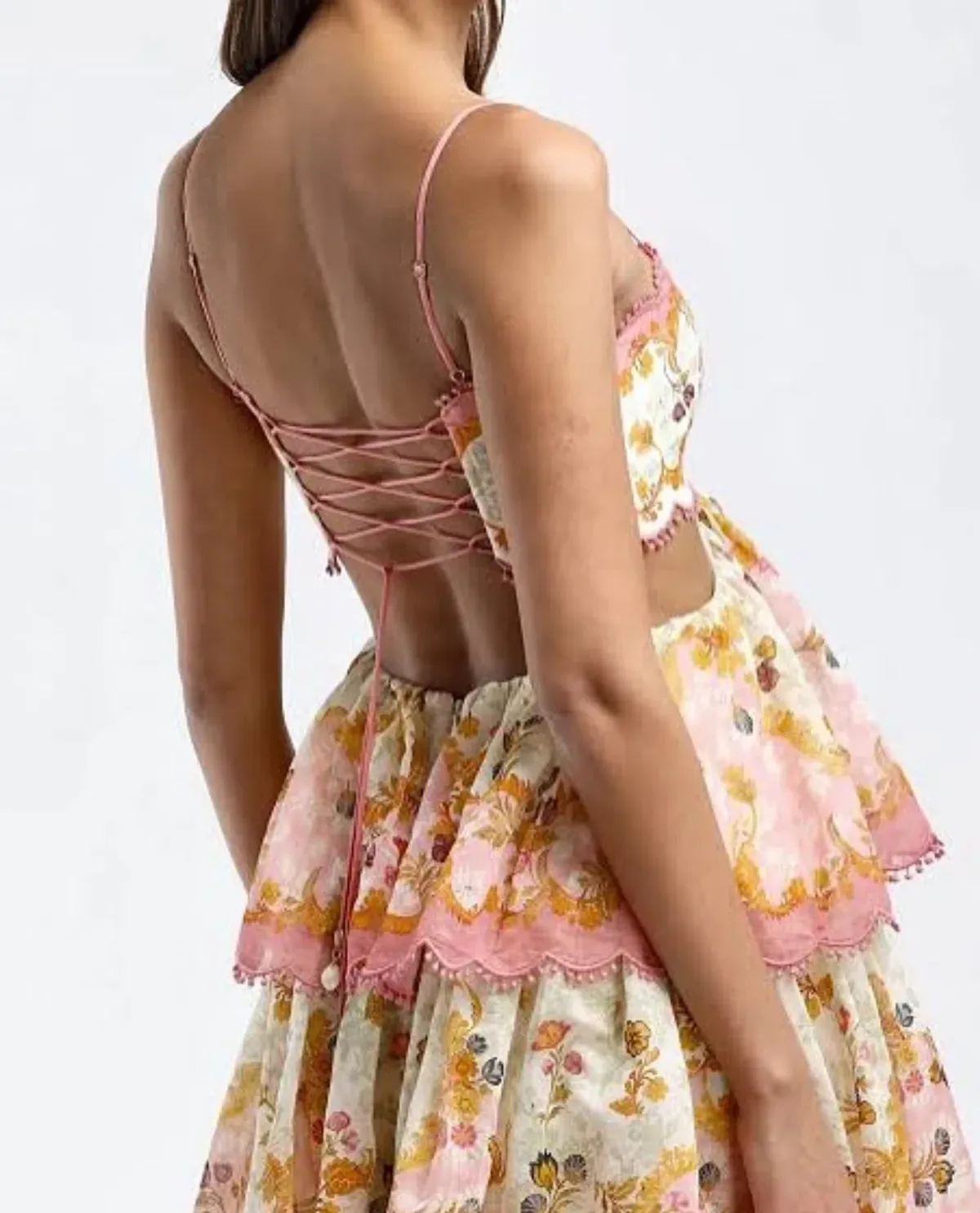 Zimmermann Laurel Frill Midi Dress Size AU 14 - Image 4