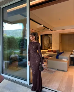 Arcina Ori Monet Maxi Dress Chocolate Brown Size 8/S for rent on The Volte - image 4