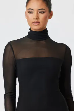 Bianca and Bridgett Olivia Midi Dress Black Size 14 for rent on The Volte - image 3