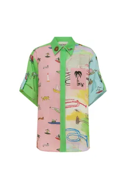 Alemais Jet Shirt Print Size 8 for rent on The Volte - image 6