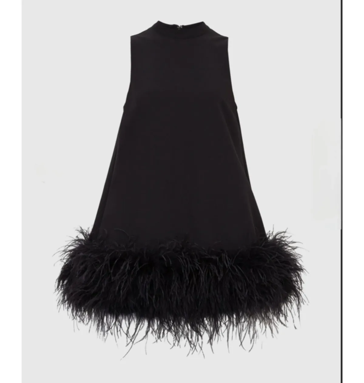 Rachel Gilbert Linc Mini Dress Black Size 10 - Image 3