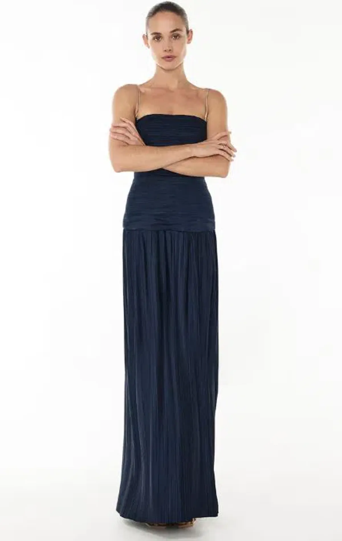Manning Cartell Royal Debut Dress in Navy Size 12 - Image 3