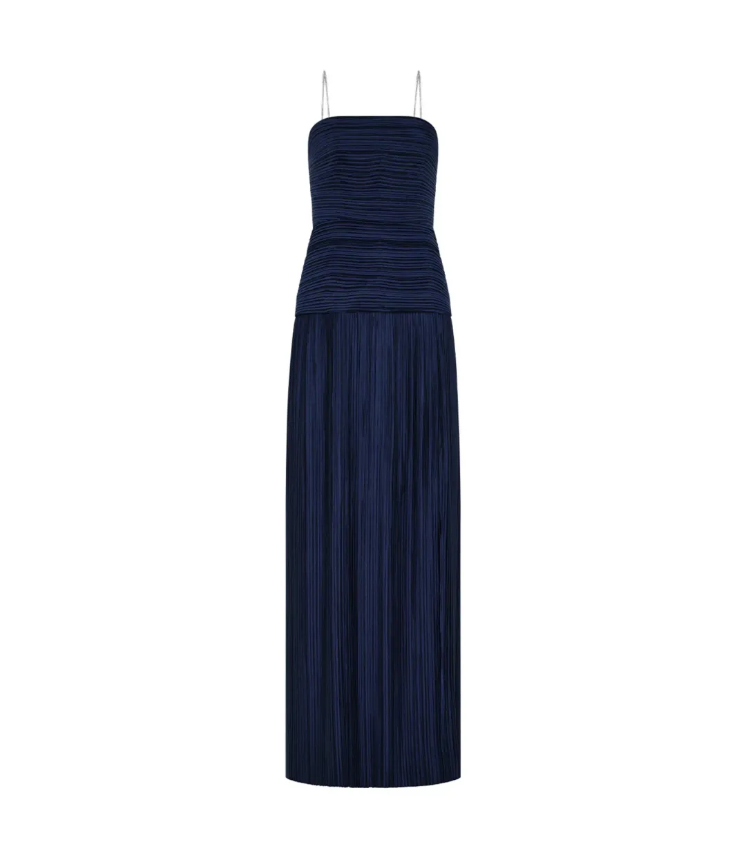 Manning Cartell Royal Debut Dress in Navy Size AU 14 for rent on The Volte - main image