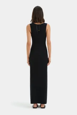 Sir the Label Chiara Scoop Neck Maxi Dress Black Size 2 / AU 10 for rent on The Volte - image 3