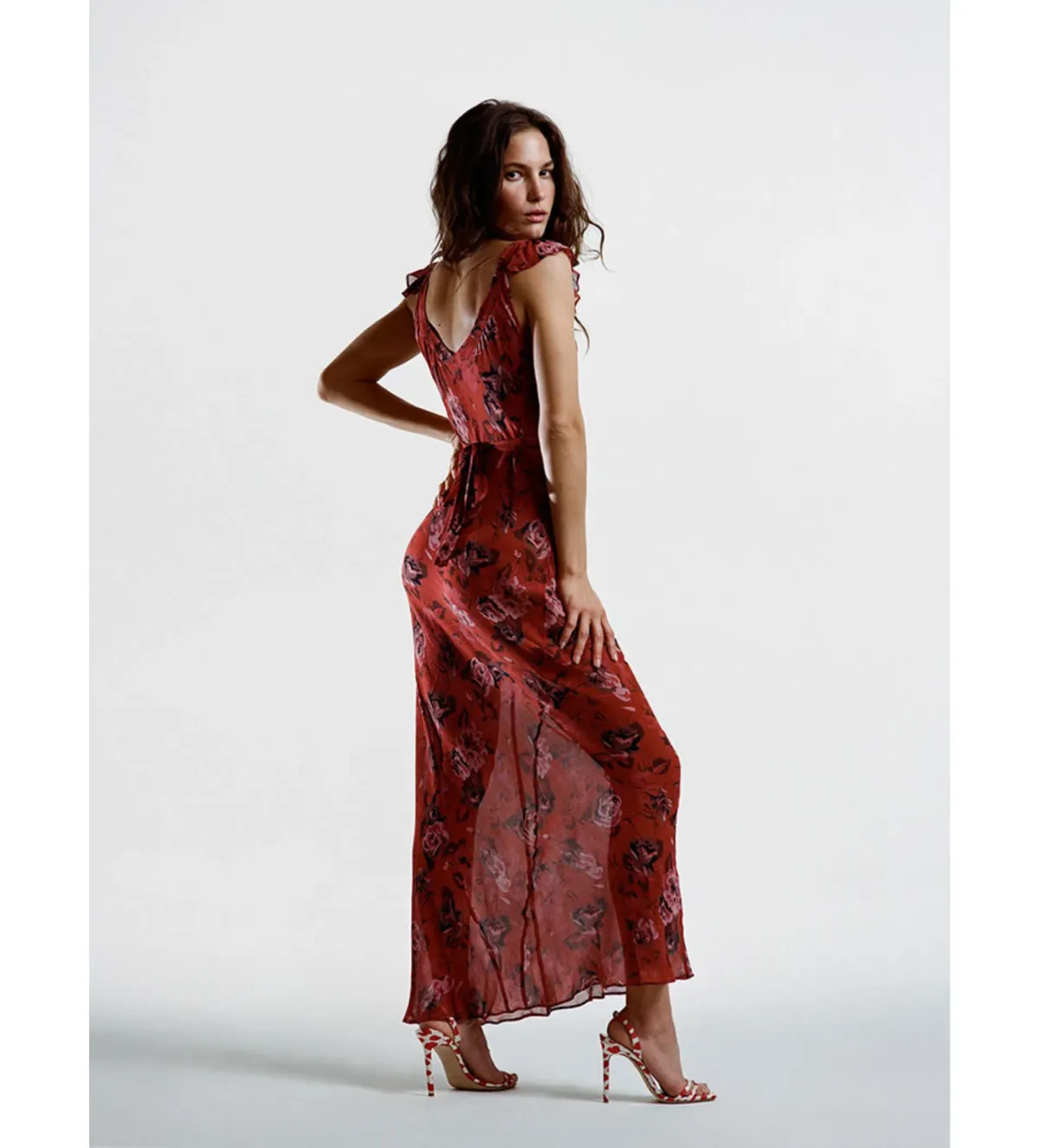 Realisation Par Lila Maxi Dress in Rosa Size AU 8 - Image 4