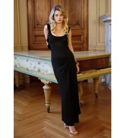 Asta Resort Elise Maxi Dress in Black Size 8 for rent on The Volte - image 1