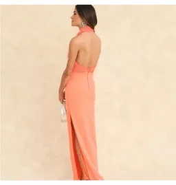 Lady Pipa Nara Maxi Dress Coral Size 6/XS for rent on The Volte - image 3